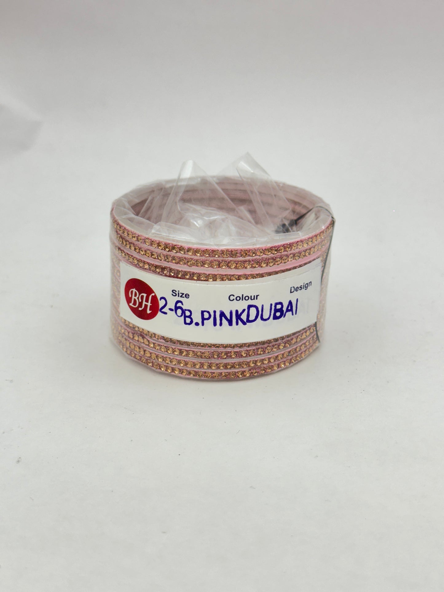 B-PINK Glass Bangles