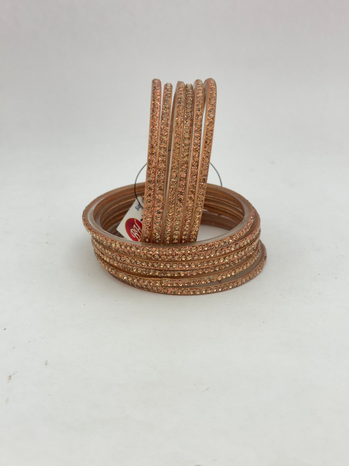 COPPER Glass Bangles