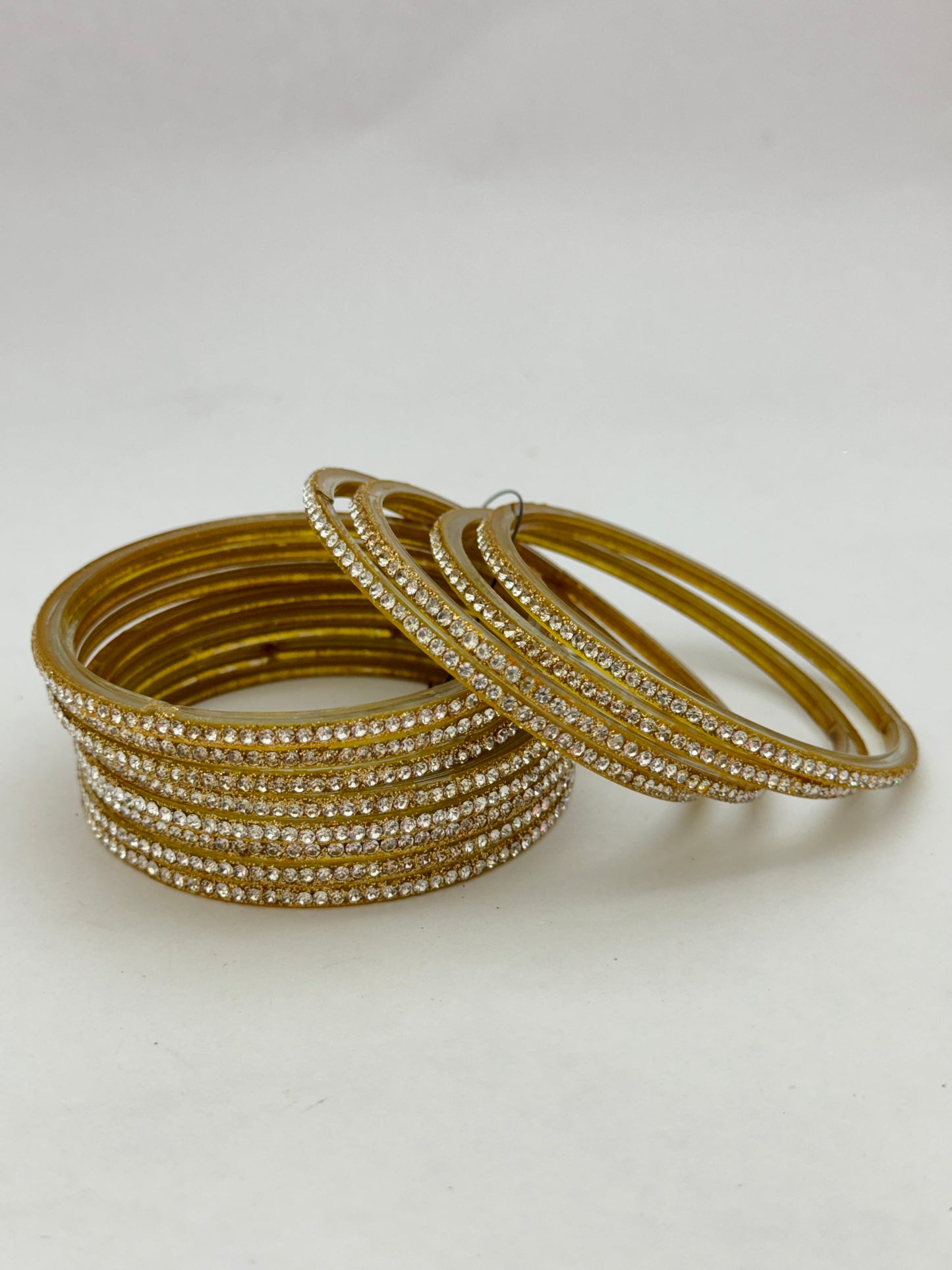 Golden Glass Bangles