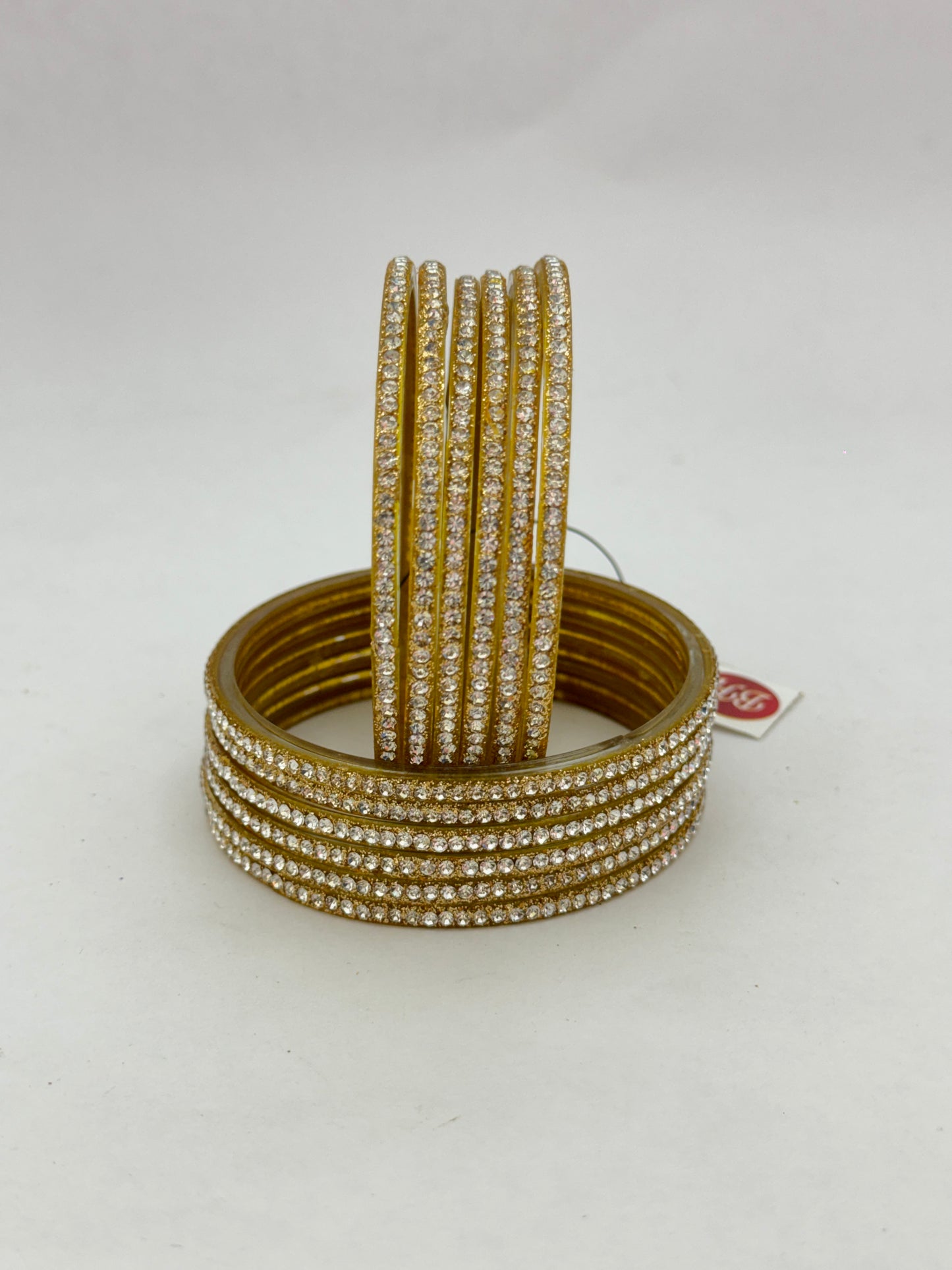 Golden Glass Bangles