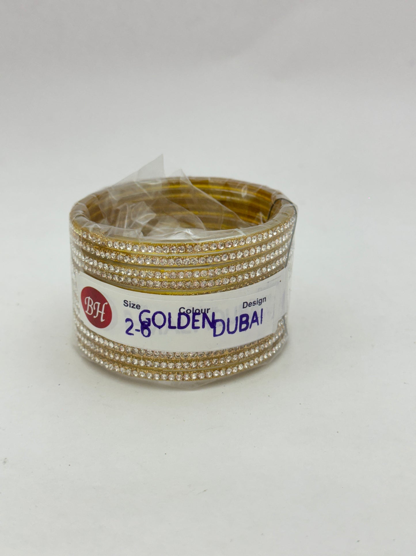 Golden Glass Bangles