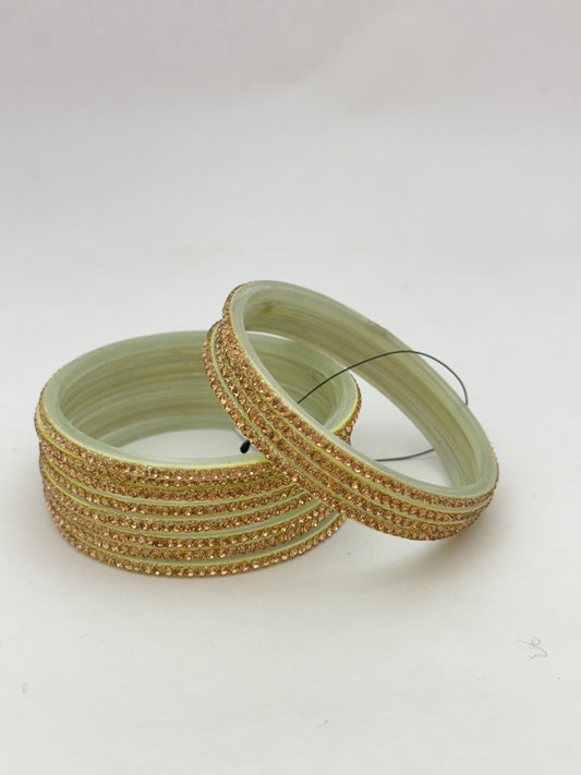 CREAM Glass Bangles