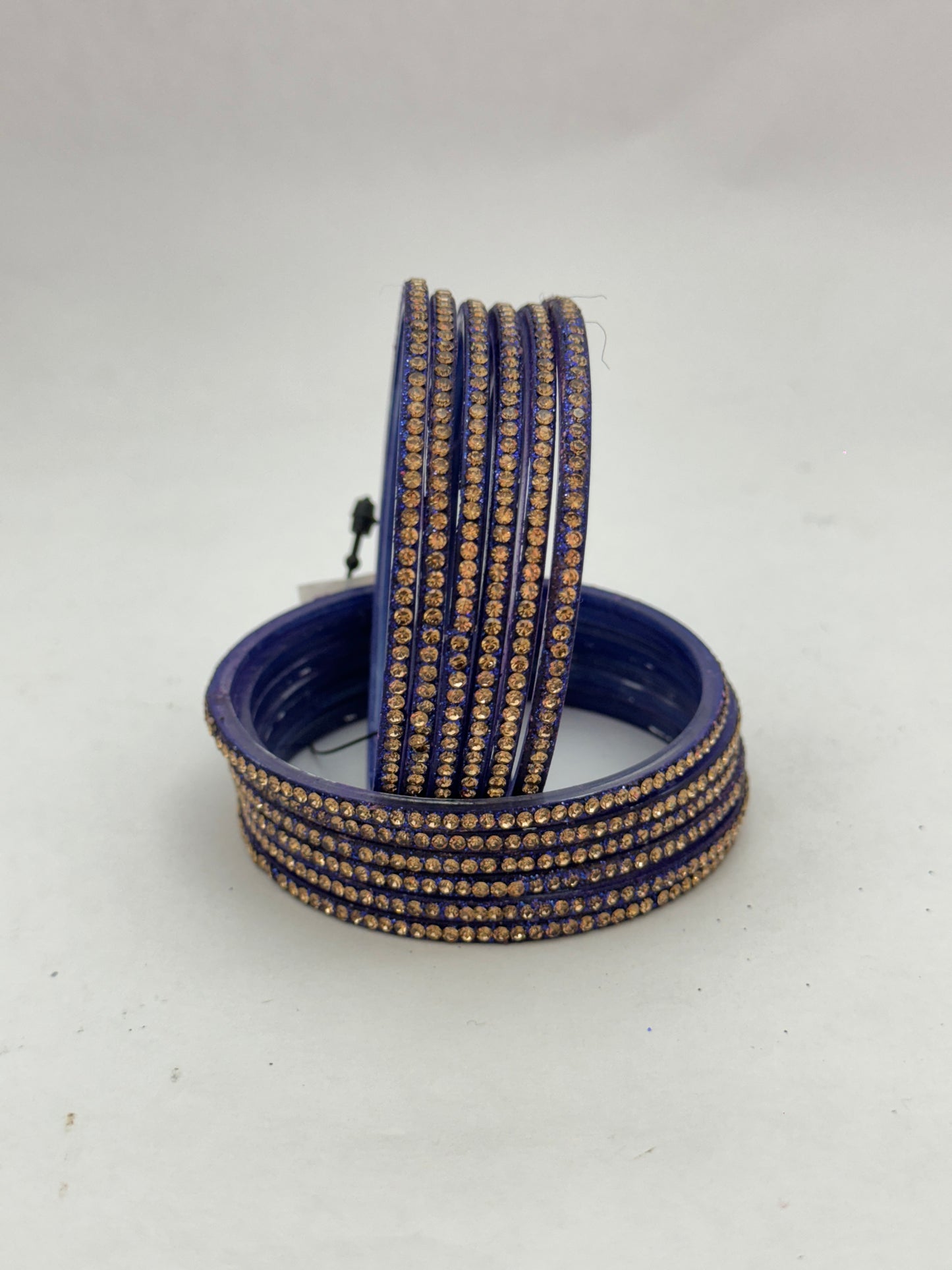 Blue Glass Bangles